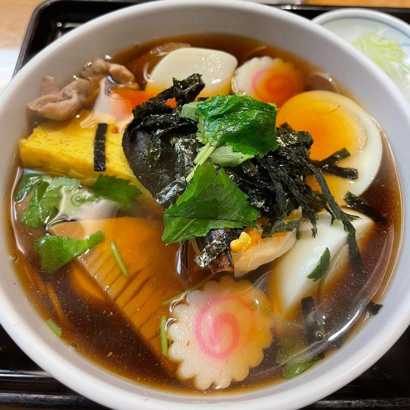 五目そば(赤坂見附長寿庵 （あかさかみつけちょうじゅあん）)