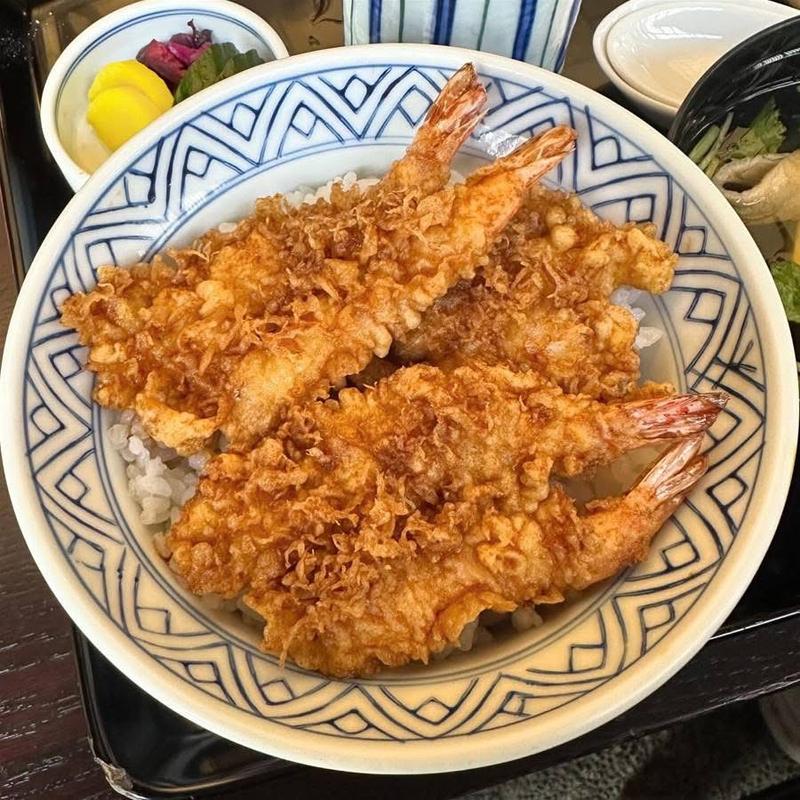 かき揚げ天丼(神田まつや)