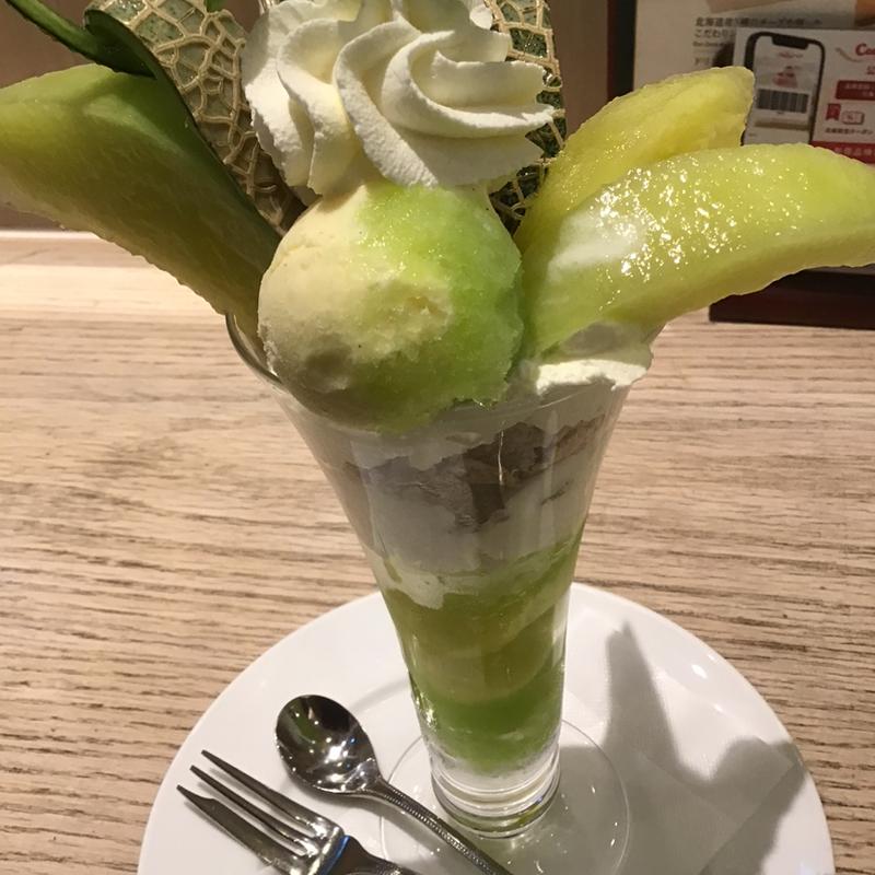 メロンパフェ(銀座コージーコーナー 川崎アゼリア店)