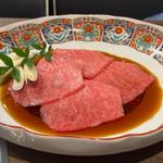 松阪牛リブ芯の焼きすき
