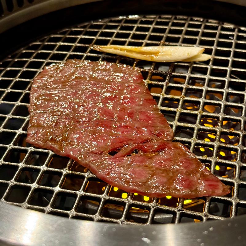 松阪牛リブ芯の焼きすき(会員制焼肉あをゐ)