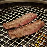 松阪牛ハラミ(塩)(会員制焼肉あをゐ)