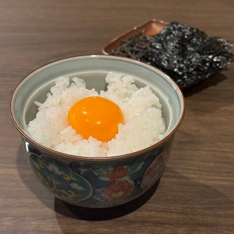 卵かけごはん(会員制焼肉あをゐ)