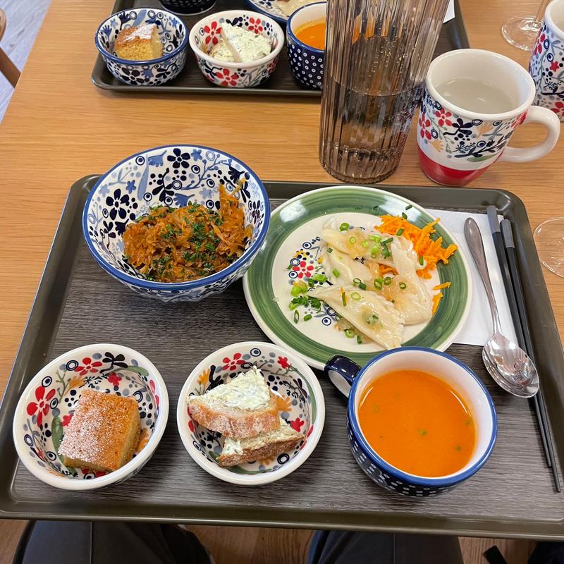 ベジタリアンセット(ポーランドパビリオン)