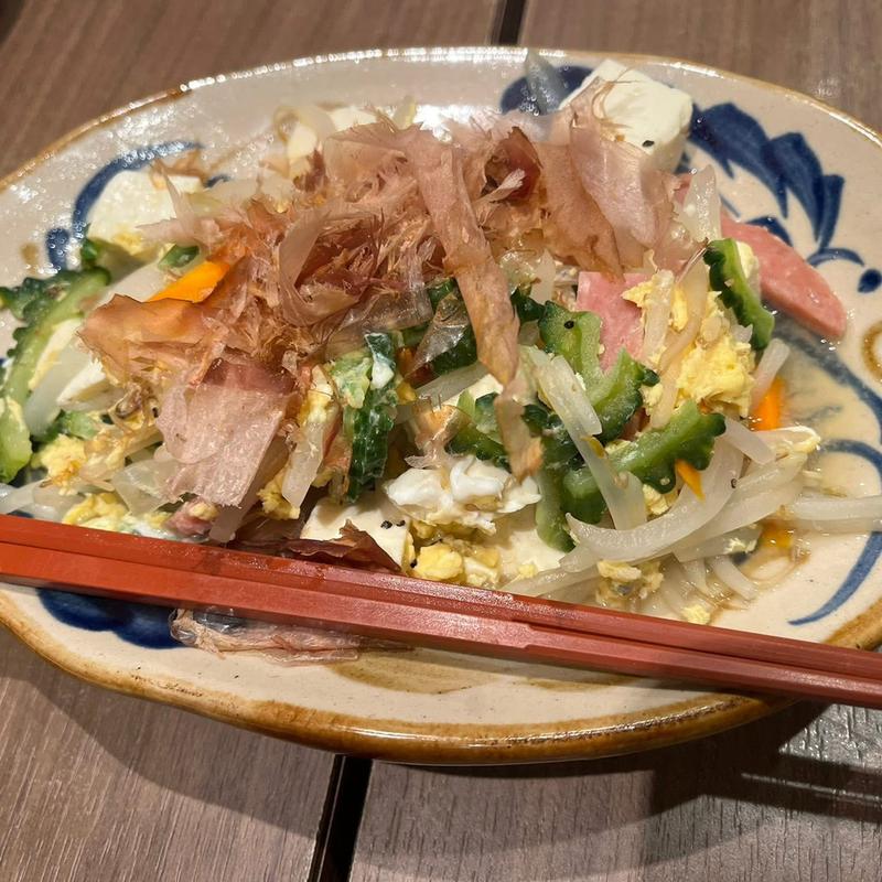 ゴーヤチャンプル(沖縄酒場じゅにまーる 横浜本店)