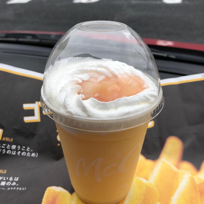 もものミックスフルーツフラッペ(マクドナルド 尾竹橋通り栗原店)
