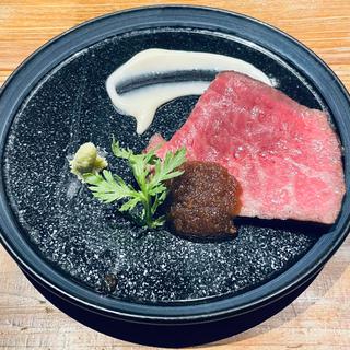 黒毛和牛の薪焼きローストビーフ