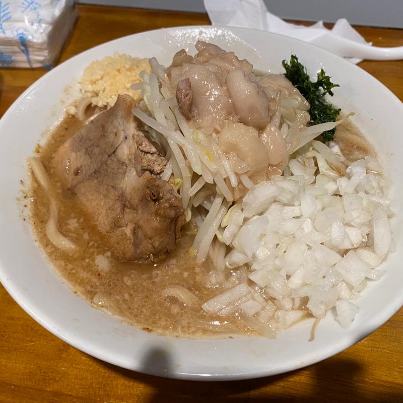 濃厚煮干しラーメン(豚ギャング 天神本店)
