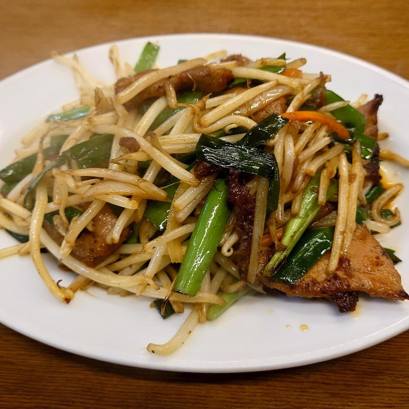 辛口レバニラ炒め(味の紅龍)