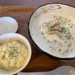 アサリのクリーム麺(らーめんあたりや)