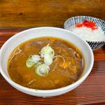 カレーそばとご飯セット