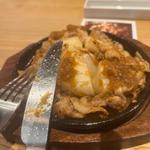 丸ごと新玉葱の生姜焼き