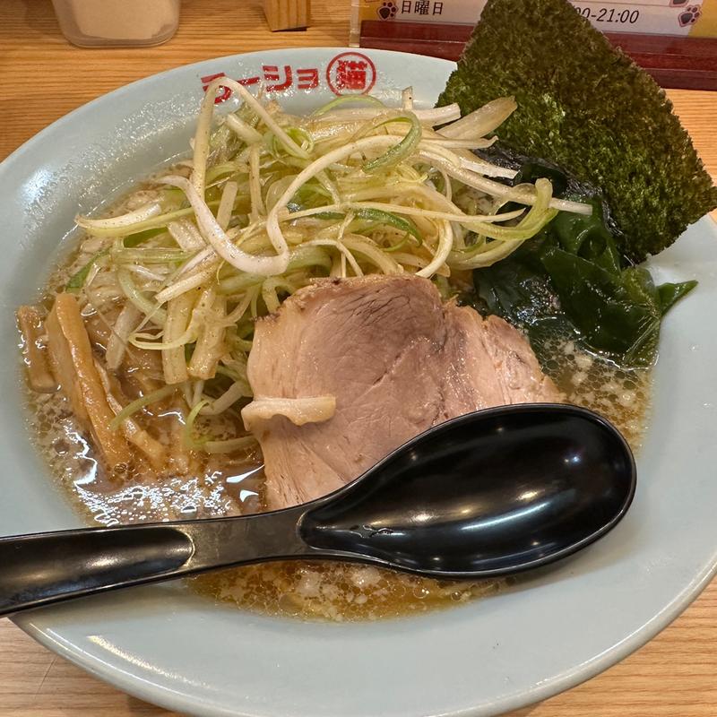 ネギラーメン醤油(ラーショマルミャー 宇都宮店)