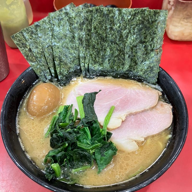 ラーメン並(海苔・青菜・味玉)(杉田家 千葉祐光店)