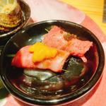 ローストビーフうにキャビア（ランチコース）