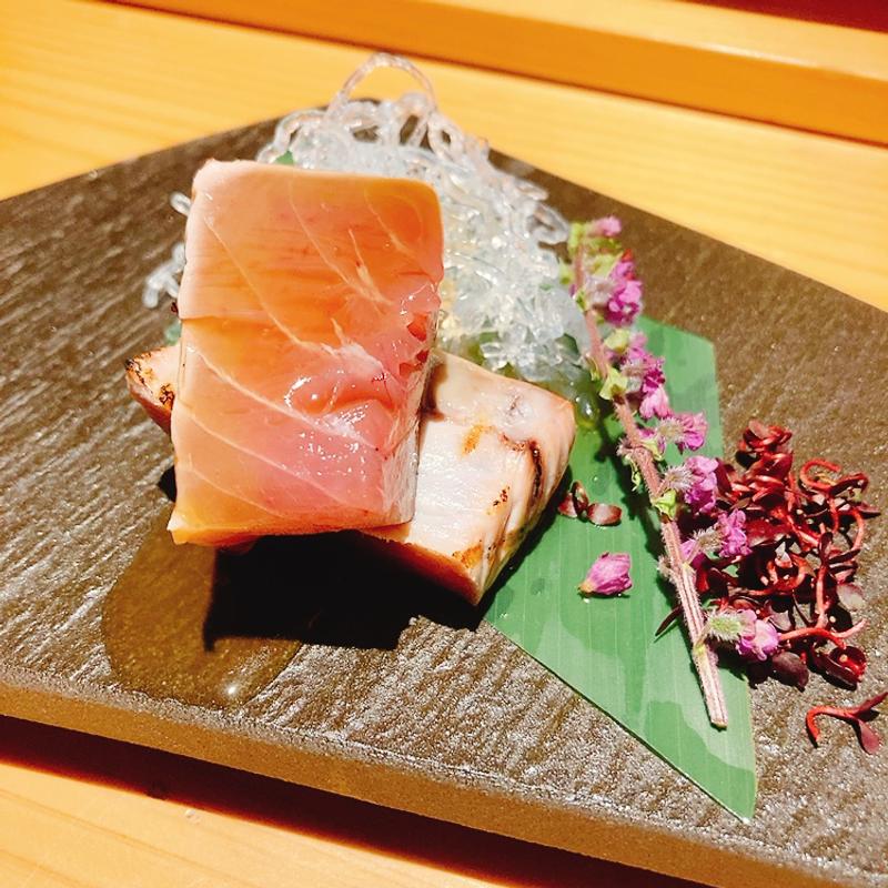 初鰹の燻製（ランチコース）(広島 すし煌)