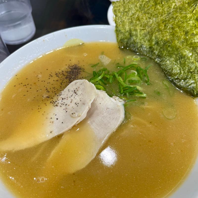 博多鶏そば 細麺(博多鶏白湯ラーメンほったて小屋堤店)