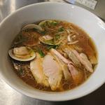 地鶏蛤そば