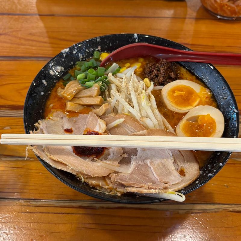 房総コテめん味噌ラーメン(房総豚骨こてメン堂)