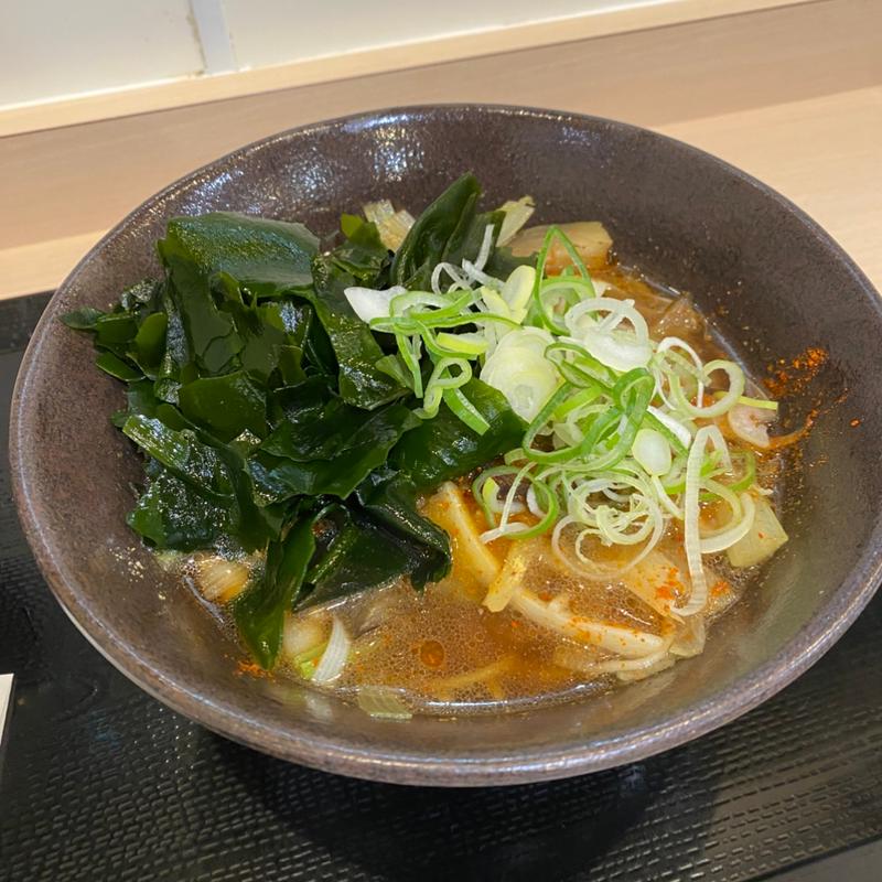 肉茄子そば(ゆで太郎 錦町店)