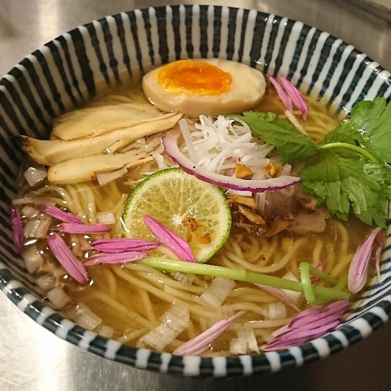 鰹と松茸の白醤油そば(Bonito Soup Noodle RAIK ボニートスープヌードルライク)
