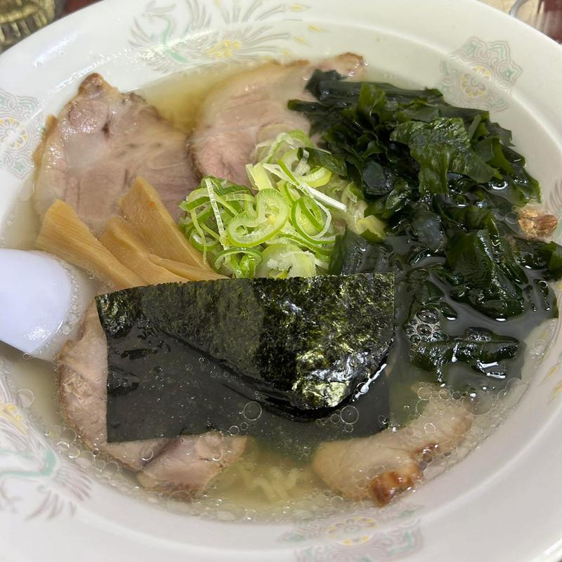 しおチャーシュー ネギ ワカメ(ら～めん海風)