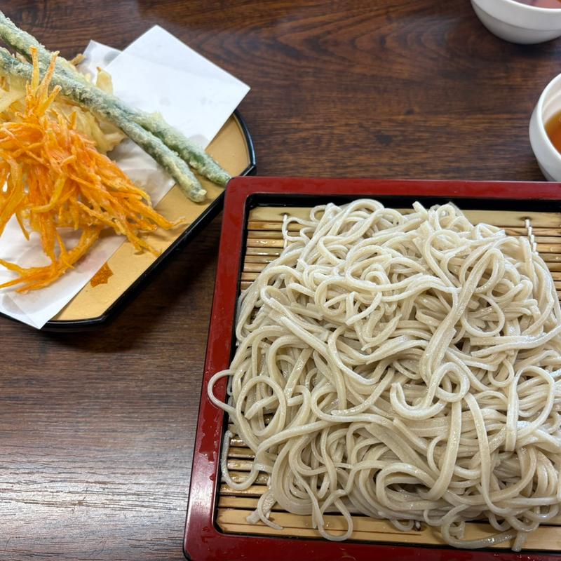 野菜天もりそば(円仁庵)