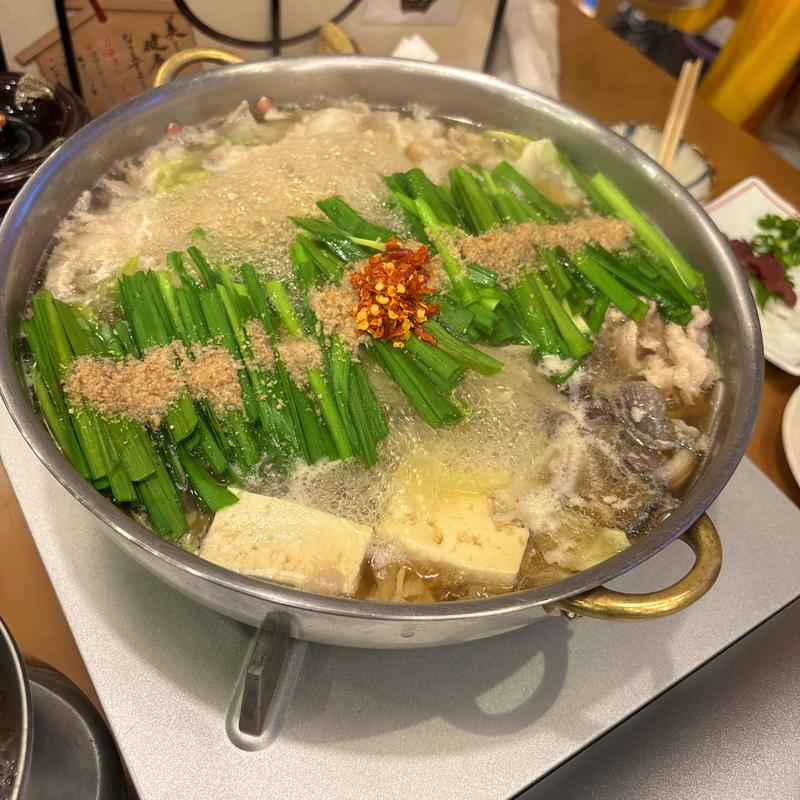 もつ鍋(名代 もつ鍋 お多福 博多グリーンホテルアネックス内店)