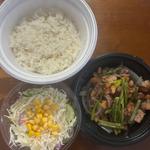 にんにく牛バラ焼定食