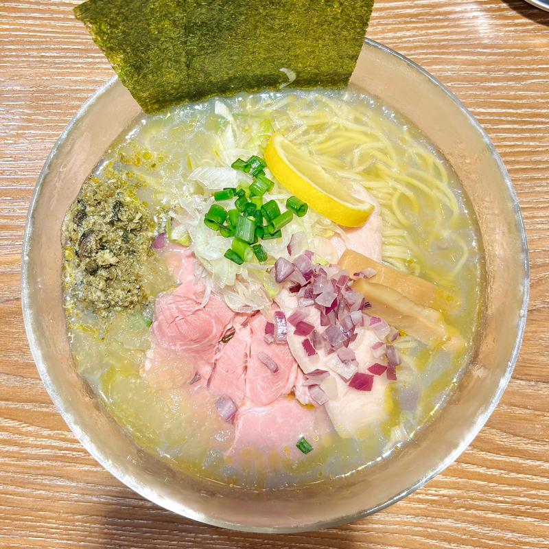 牡蠣しお中華そば冷(中華そばやま福)