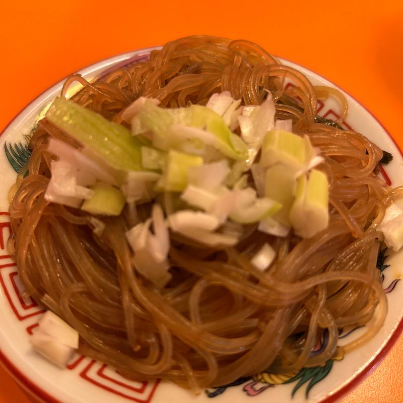 お通し 麻婆春雨(町中華 末蔵カツエ食堂)
