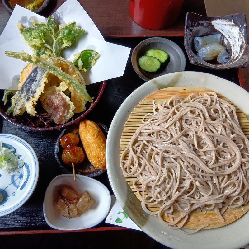 天麩羅もり蕎麦(そば処 萩の越路)