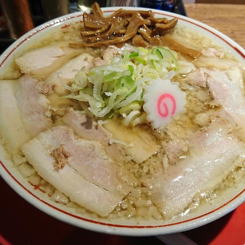 肉煮干中華 背脂(さいころ )