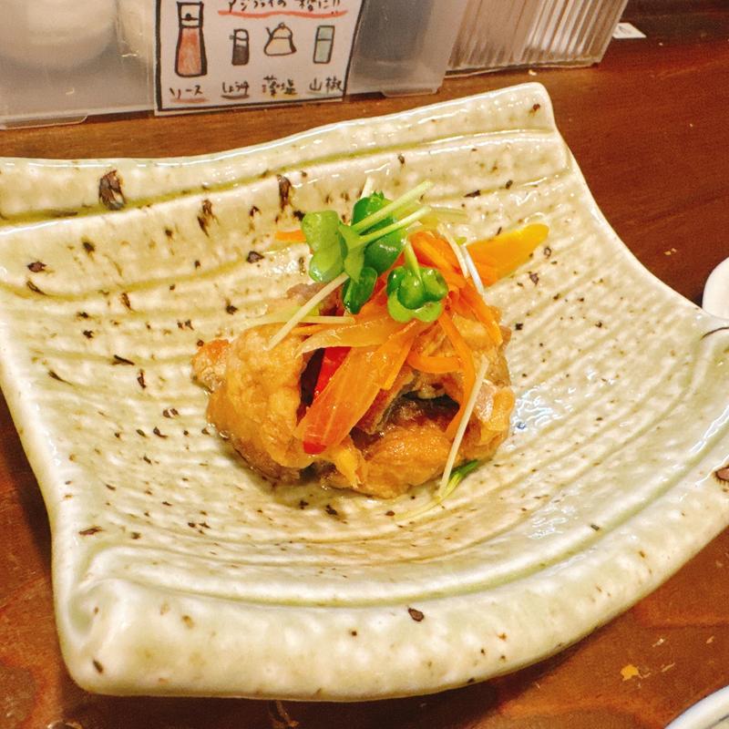 魚の南蛮漬け(アジフライセンターおむこさん)