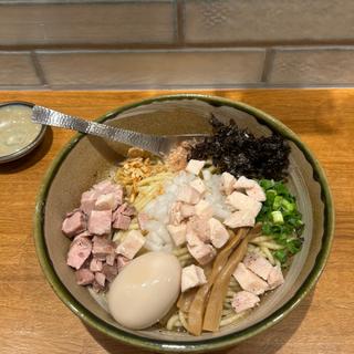 味玉　塩油そば(麺や結)