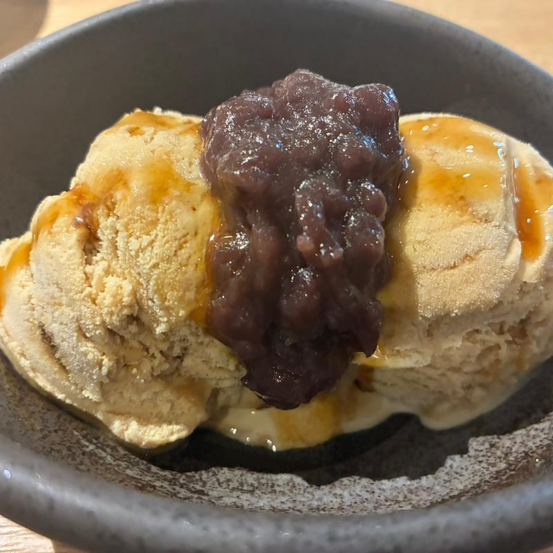 黒蜜きなこアイス(横浜西口 炭火やきとり 伝兵衛本店)