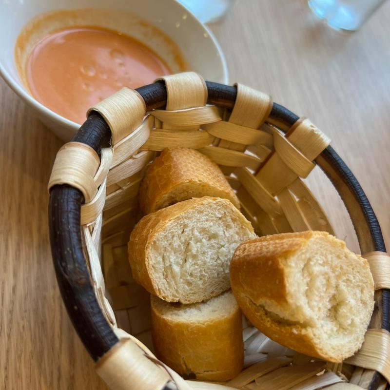 ガスパチョ（野菜の冷たいスープ）(スペインパビリオンレストラン)