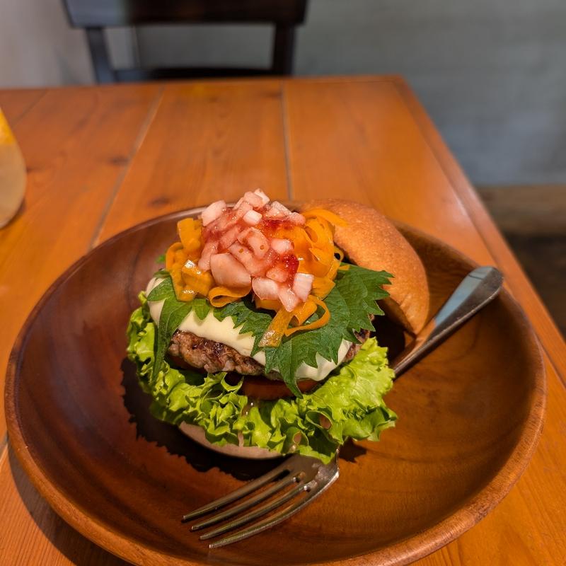 キャロットラペと大葉のさわやかバーガー(FLOPPY BURGER HOUSE)