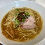 new 白湯(しょうゆ味)海の幸とのハーモニー(らぁ麺 ひなた )