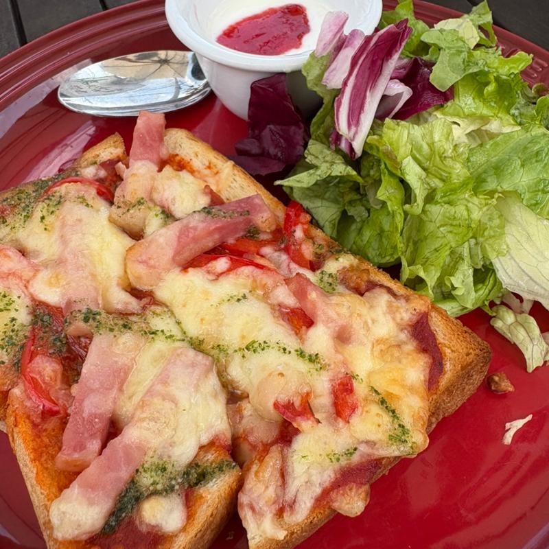 ピザトースト(むさしの森珈琲 武蔵野西久保店)