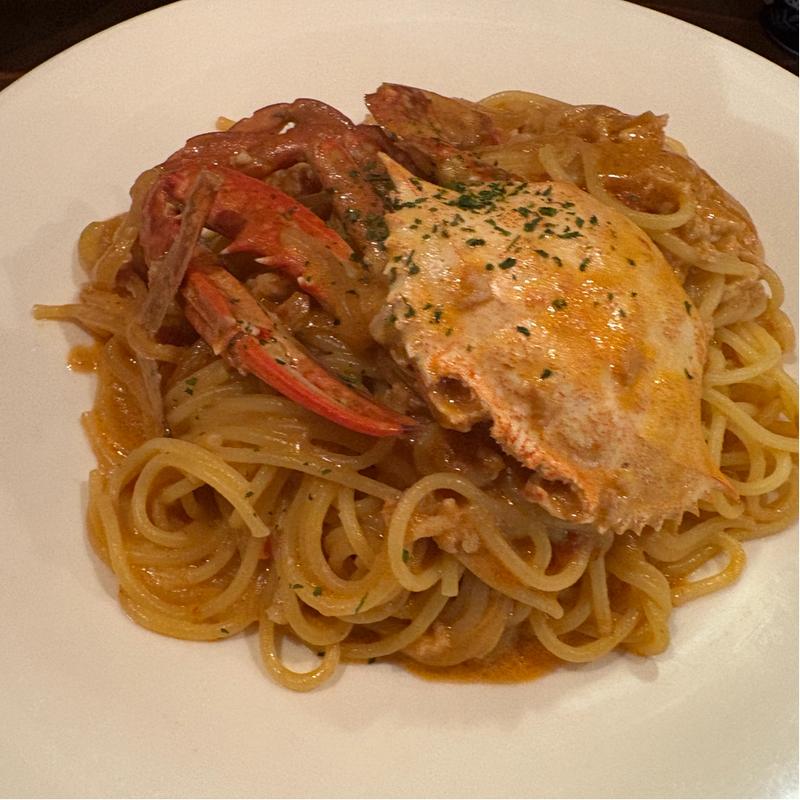 ワタリ蟹のトマトクリーム(パスタの店Piante(ピアンテ）)