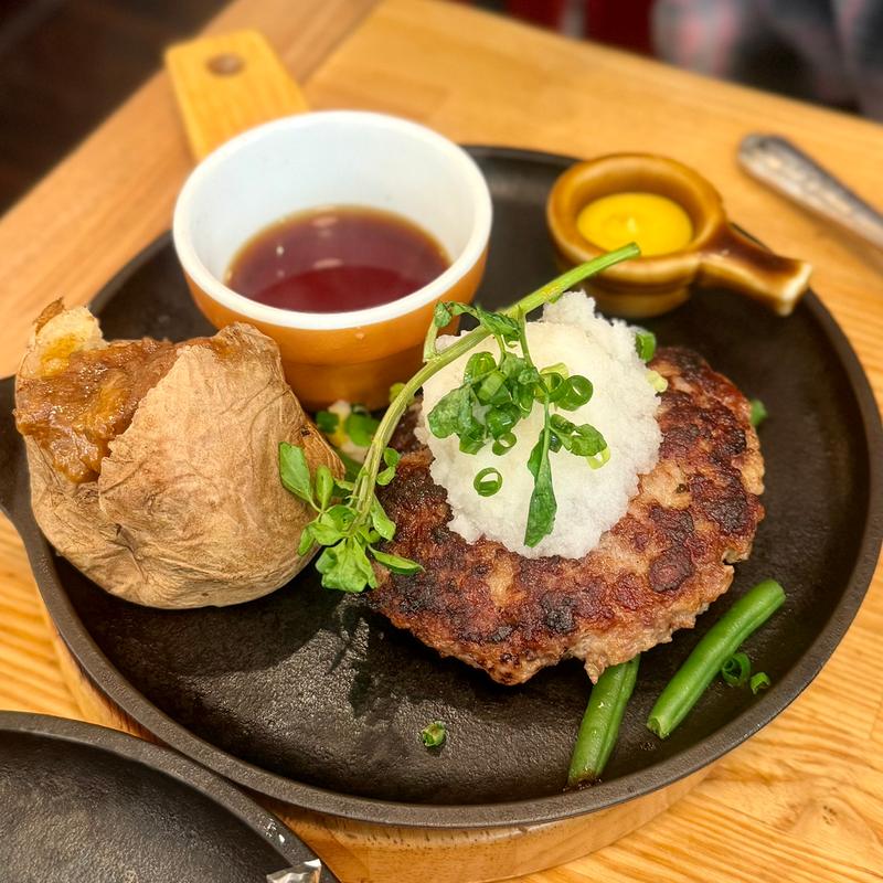 和風ハンブルグステーキ(つばめグリル ルミネ池袋店)