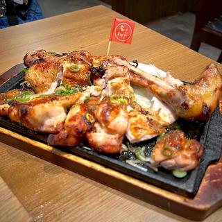 清流若どり 骨付モモ一本グローブ焼き ガーリック