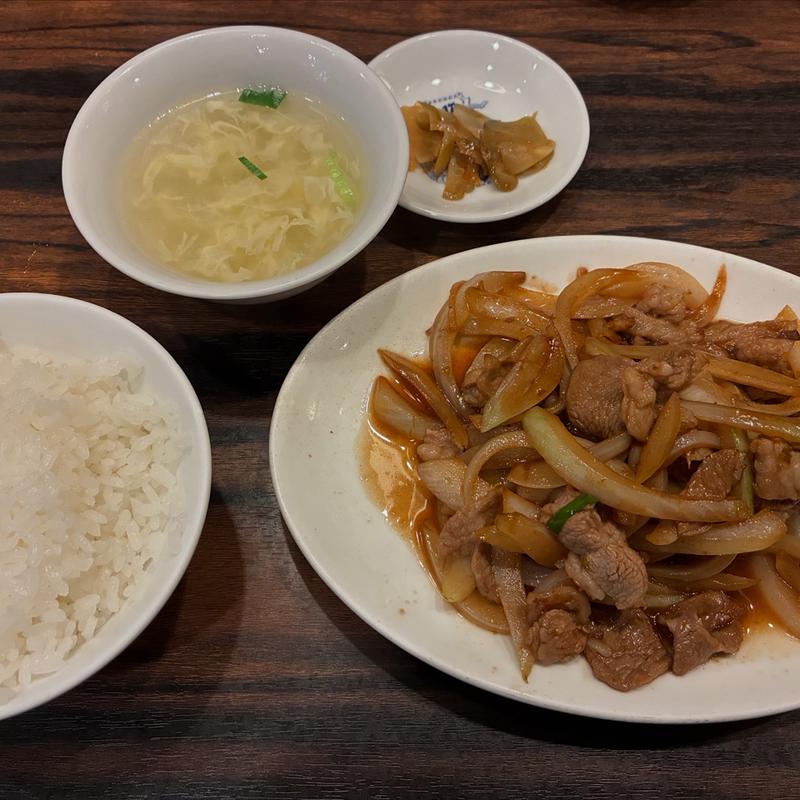 ジンギスカン定食(珉珉 虹のまち店)