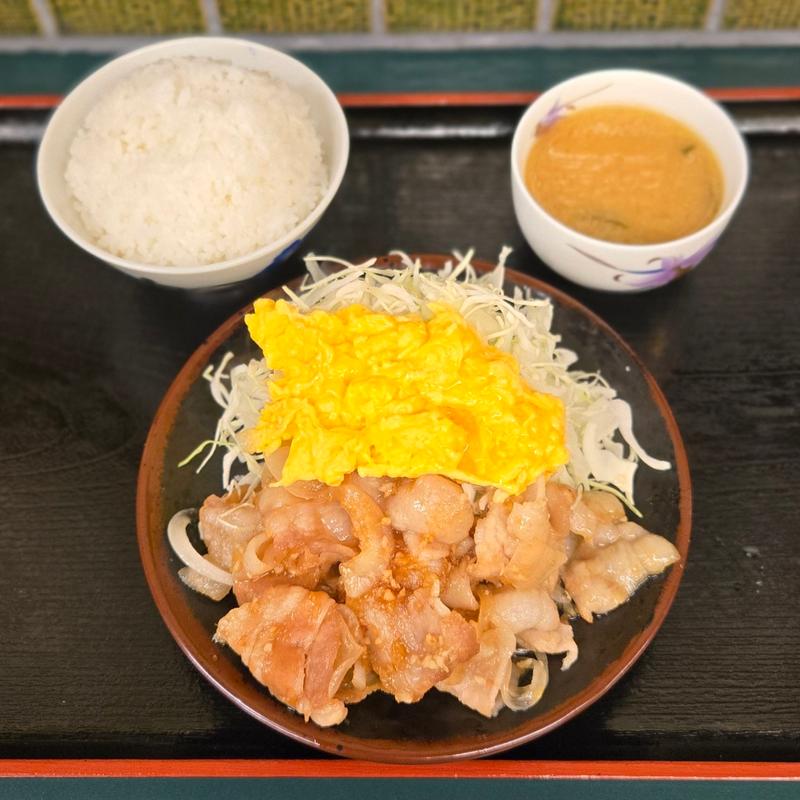 林SPFの生姜焼き 並100g スクランブルエッグ(ニュージーポークnew_g_pork)