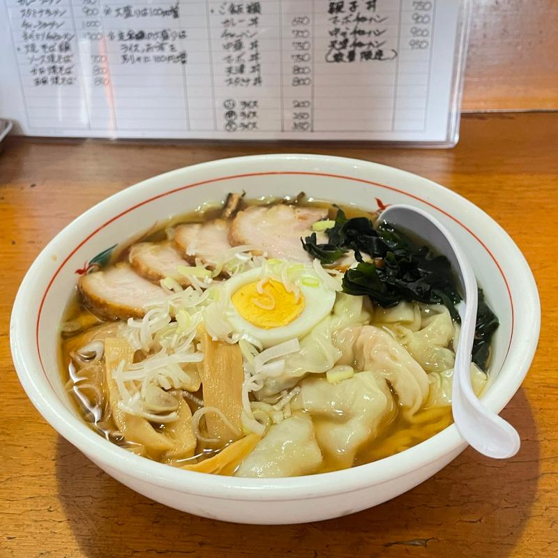 チャーシューワンタン麺(三郷ラーメン)