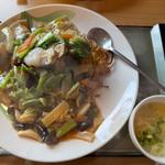 五目あんかけ焼きそば(醤油)