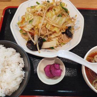 肉野菜炒め定食(福しん　水天宮前T-CAT店)