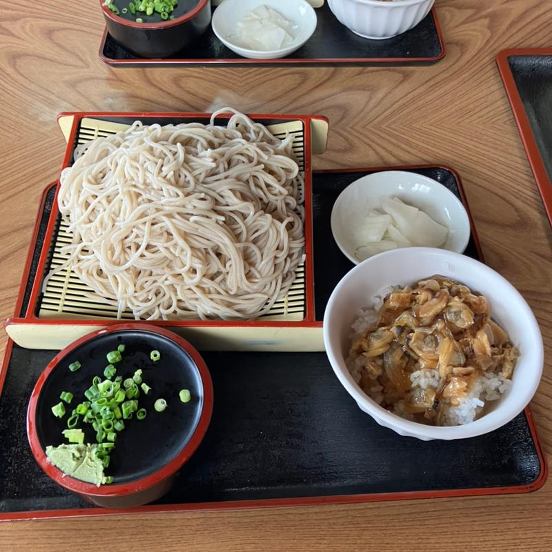ミニあさりごはんと蕎麦のセット(大船食堂 )