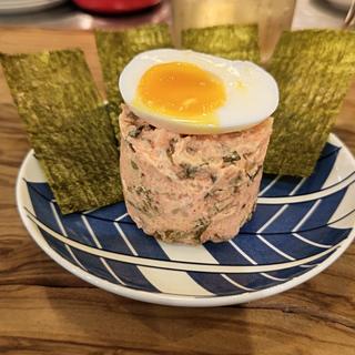 高菜明太ノリ海苔ポテトサラダ(和い和いイタリアン酒場 とんとんとんきぃ)